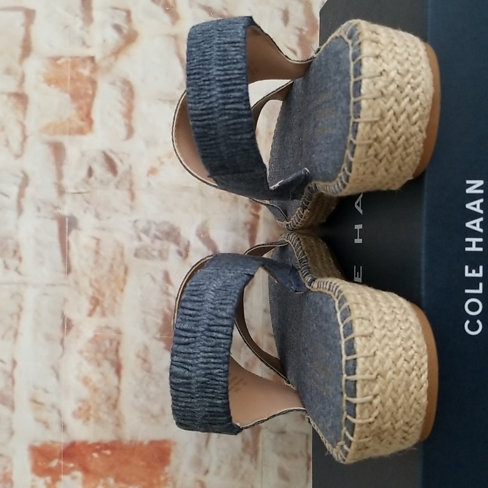 New Cole Haan Cloudfeel Espdrille Sandal - Picture 5 of 8